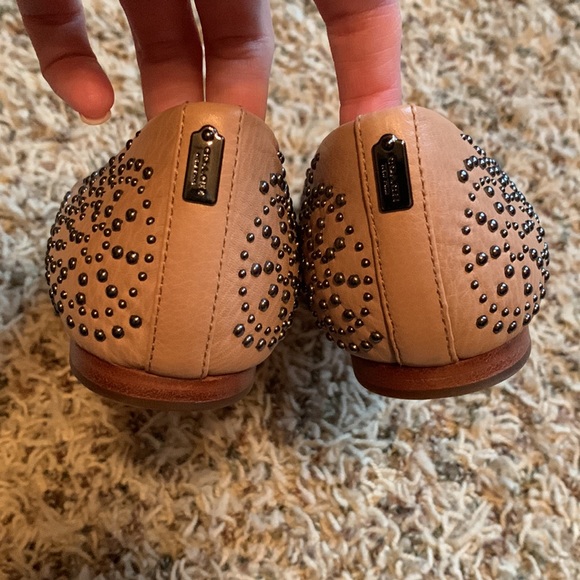 Coach Rory Studded Pointy Toe Flats - Picture 4 of 9
